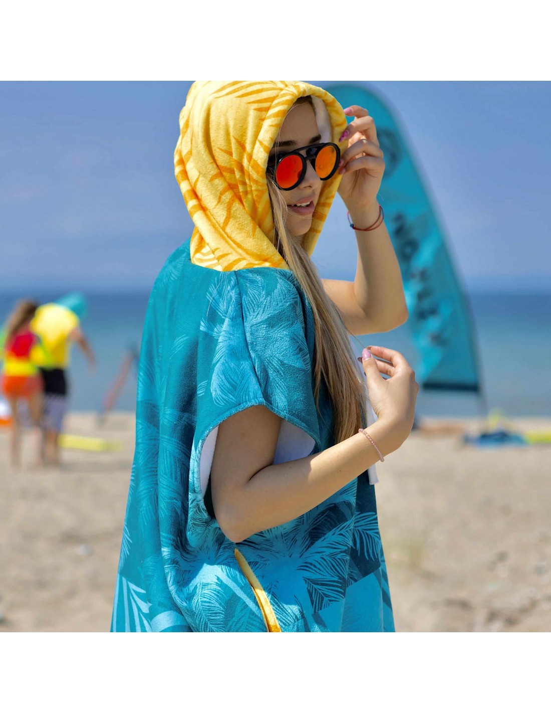 ПОНЧО MAZE BLUE TROPICAL